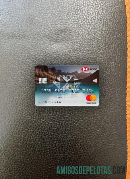 Frente Photolook do Banco HSBC do Vietnã Mastercard baixar para verificação